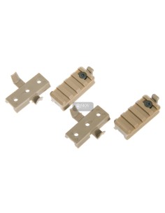 SET ADAPTATEURS MONTURES RAIL TAN POUR CASQUE FAST EMERSON