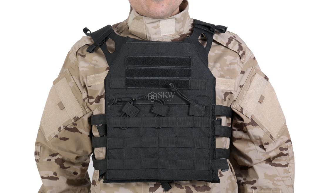 CHALECO PLATE CARRIER NEGRO DELTA TACTICS V18 +...