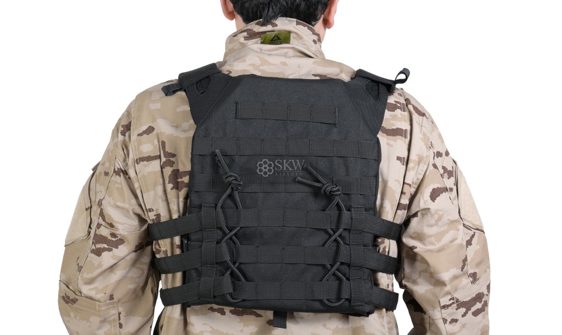 CHALECO PLATE CARRIER NEGRO DELTA TACTICS V18 +...