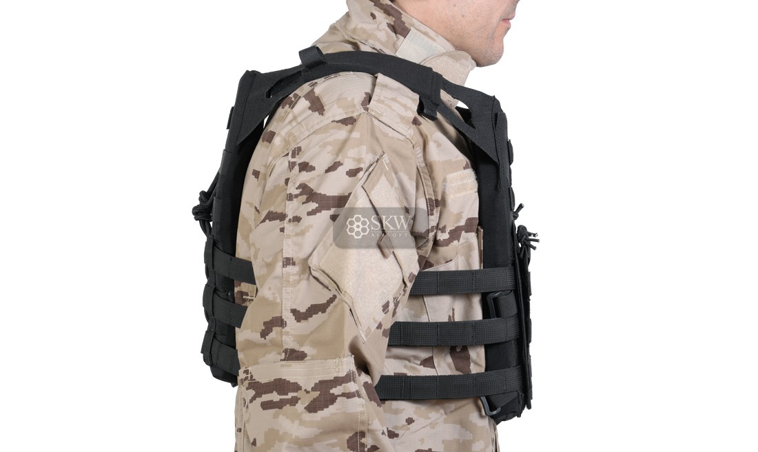 CHALECO PLATE CARRIER NEGRO DELTA TACTICS V18 +...