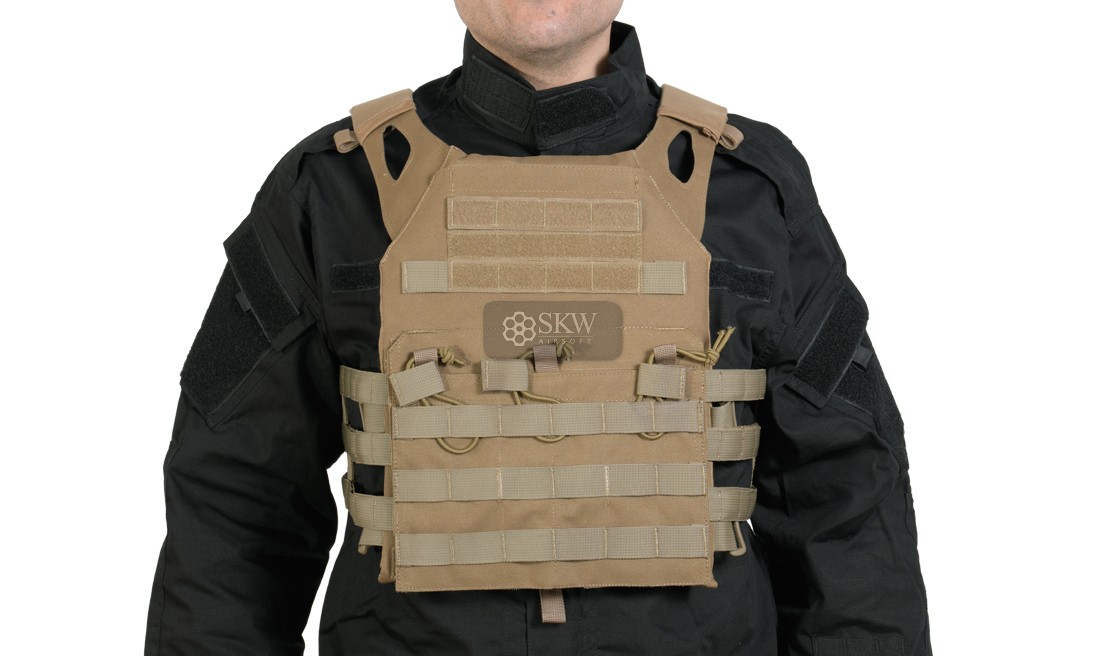 CHALECO PLATE CARRIER TAN DELTA TACTICS V18 + 2...
