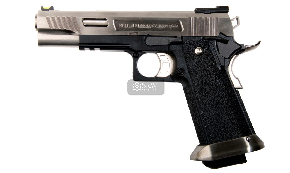 HI-CAPA 5.1 T.REX SILVER PISTOLA WE-WET-5.1TREX-SV