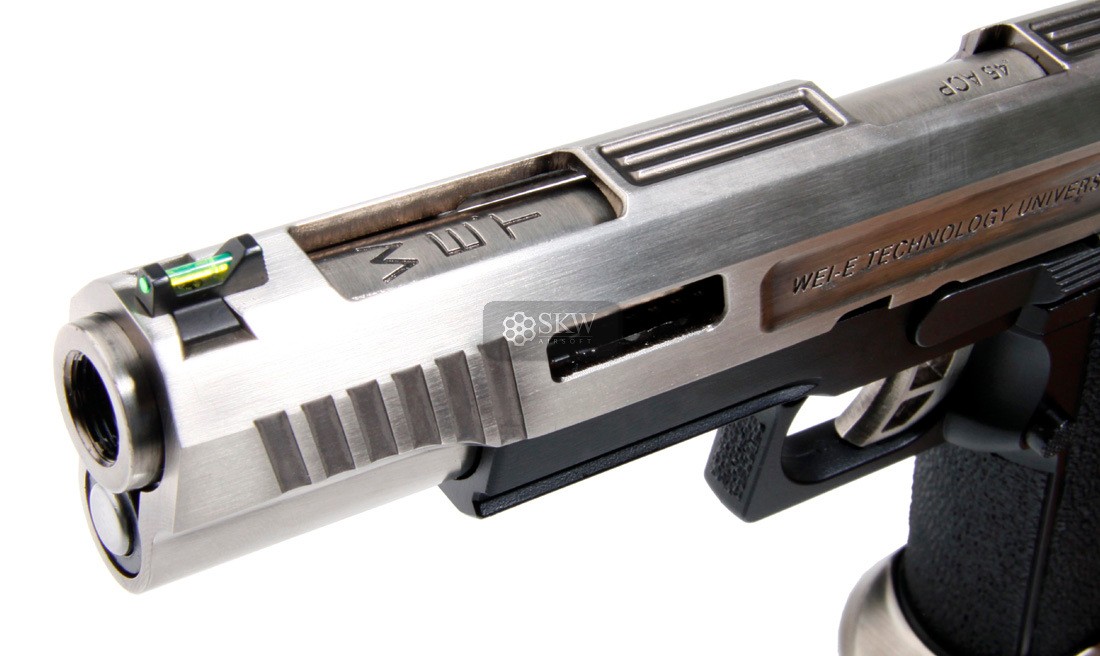 HI-CAPA 5.1 T.REX SILVER PISTOLA WE-WET-5.1TREX-SV