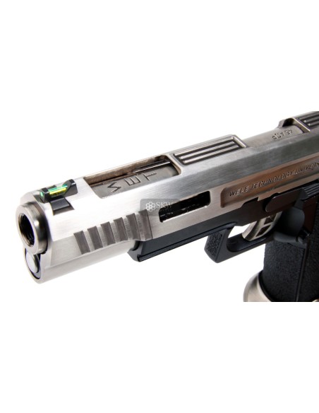 HI-CAPA 5.1 T.REX SILVER PISTOLA WE-WET-5.1TREX-SV