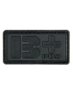 PATCH PVC GROUPE SANGUIN B+ NOIRE EMERSON