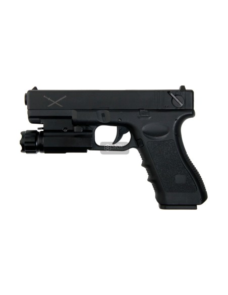 DELTA TACTICS PICATINNY RAIL FLASHLIGHT