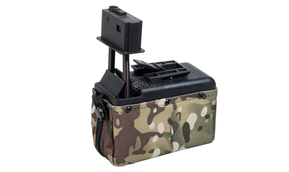 CARGADOR DRUM M249 MINI A&K 1500 RDS MTC