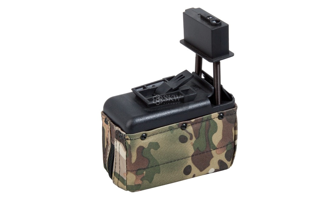 CARGADOR DRUM M249 MINI A&K 1500 RDS MTC