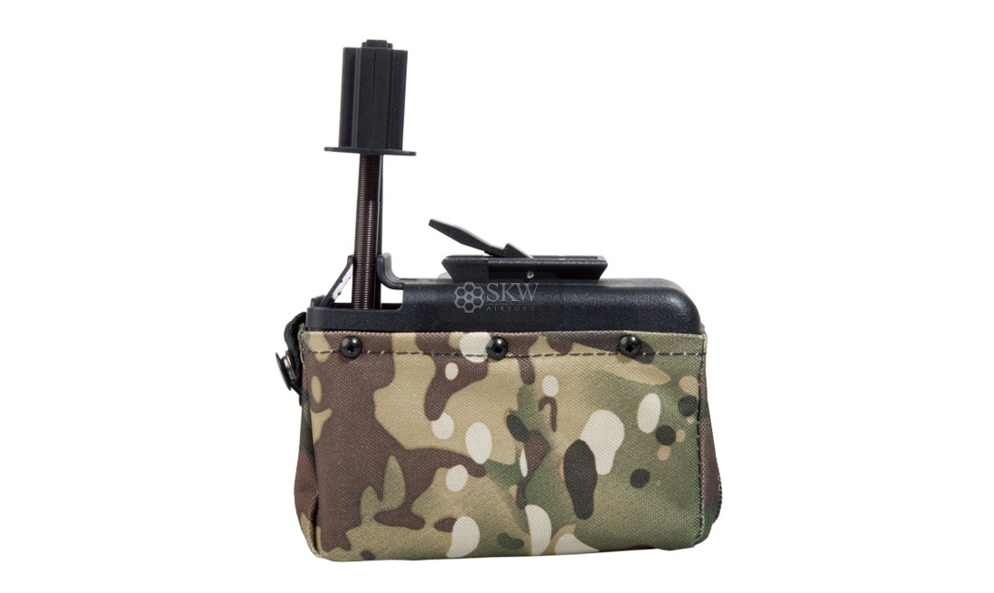 CARGADOR DRUM M249 MINI A&K 1500 RDS MTC