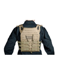 CHALECO PLATE CARRIER CORTE LASER TAN V18 + 2 PLACAS DE... 2