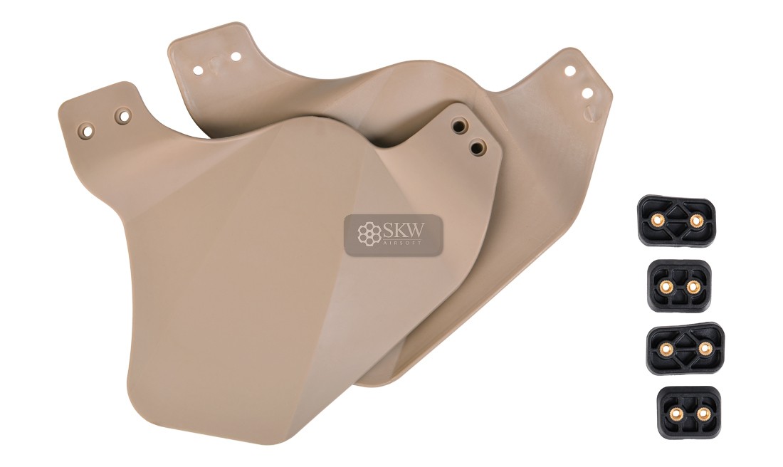 CUBRE RAIL LATERAL PARA CASCO TAN FMA