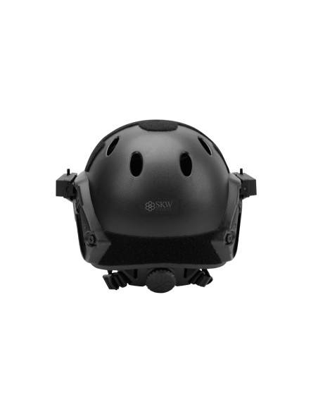 CASCO TIPO FAST Y MASCARA NEGRO DELTA TACTICS