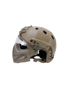 CASQUE TYPE FAST ET MASQUE TAN DELTA TACTICS 2
