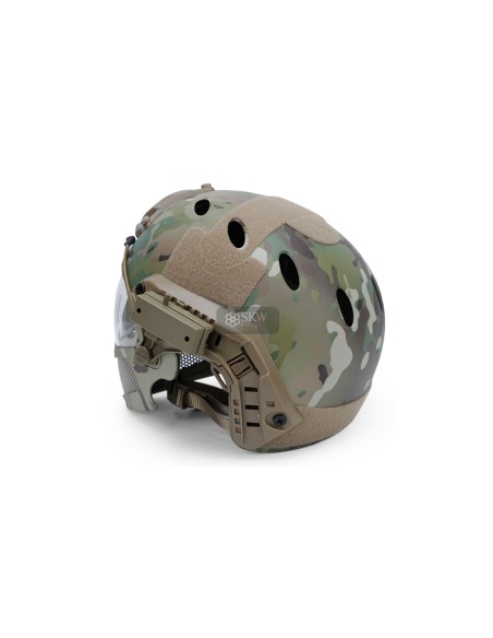 CASCO TIPO FAST Y MASCARA MTC DELTA TACTICS