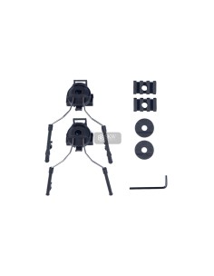 ADAPTATEURS AURICULAIRES POUR CASQUE NOIRS DELTA TACTICS