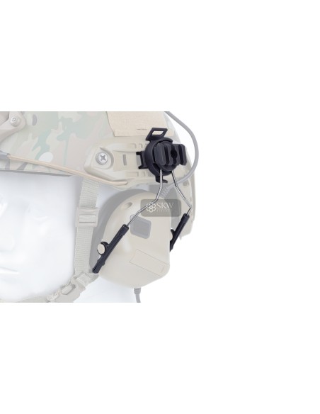 ADAPTADORES AURICULAR PARA CASCO NEGROS DELTA TACTICS