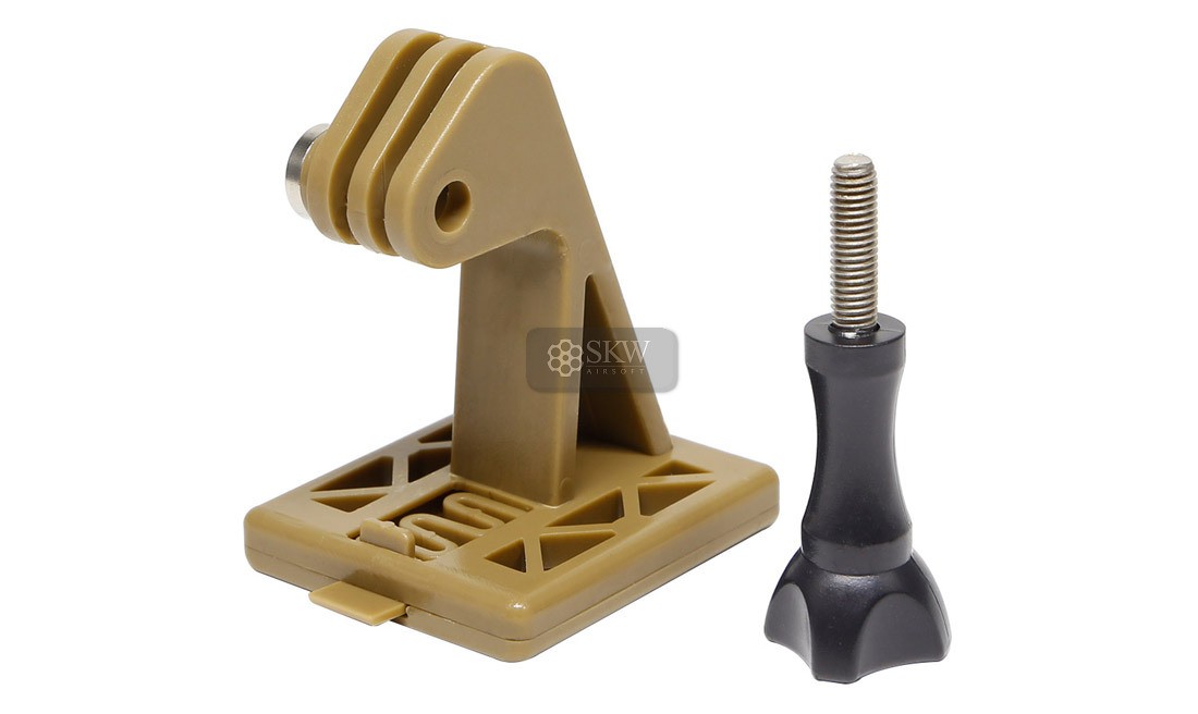 ACTION CAMERA MOUNT TAN FOR HELMET DELTA TACTICS