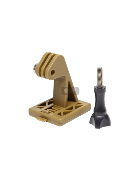 ACTION CAMERA MOUNT TAN FOR HELMET DELTA TACTICS