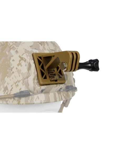 ACTION CAMERA MOUNT TAN FOR HELMET DELTA TACTICS