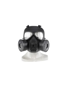 CHEMICAL MASK 2 FANS BLACK DELTA TACTICS