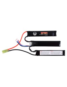 BATTERIE LIPO 11.1V 1100MAH 25C (3PC) DUEL CODE