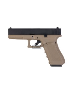 WE-G001B-TAN MK1 BLACK/TAN GEN4 GBB AIRSOFT PISTOL