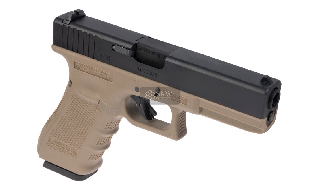MK1 GEN4 NEGRA/TAN PISTOLA GBB WE-G001B-TAN WE