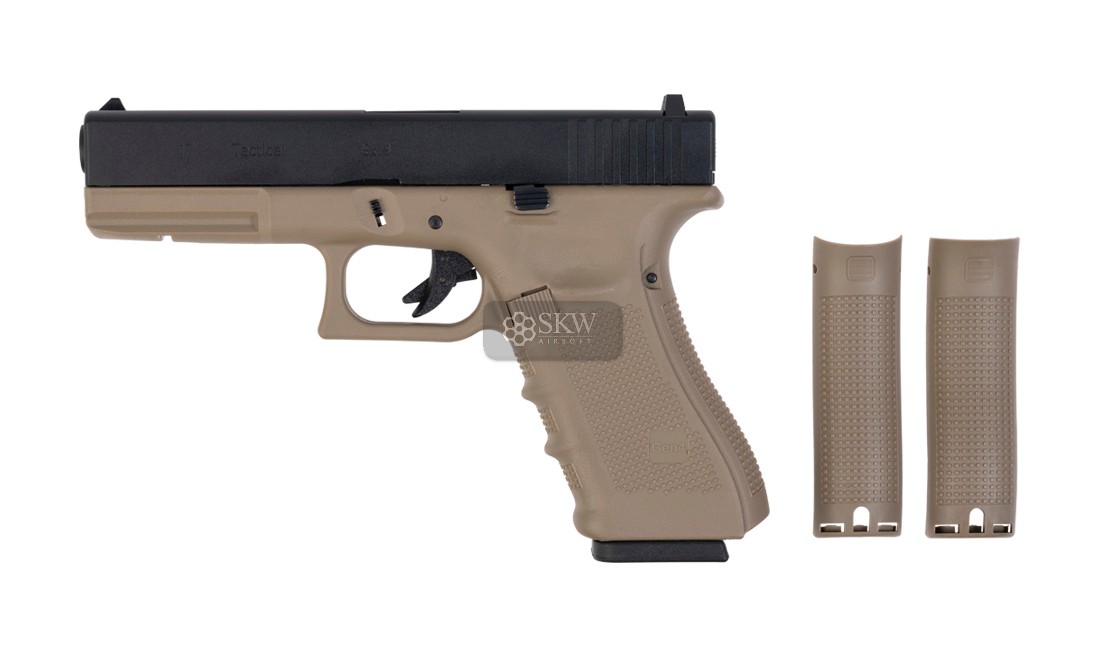 MK1 GEN4 NEGRA/TAN PISTOLA GBB WE-G001B-TAN WE