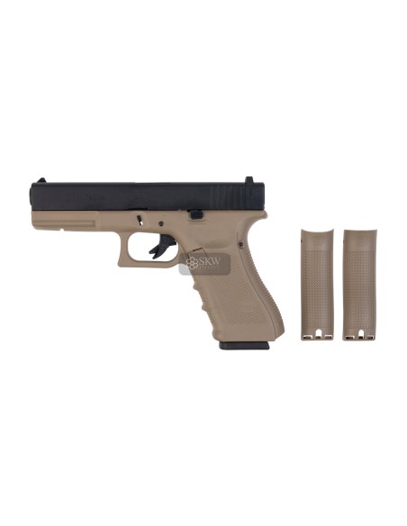 MK1 GEN4 NEGRA/TAN PISTOLA GBB WE-G001B-TAN WE
