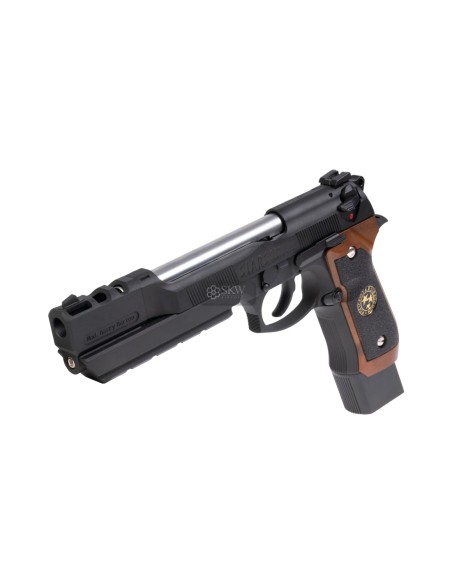 BIOHAZARD CUSTOM PISTOLET GBB WE-M92-SPL-1 - BROWN WE