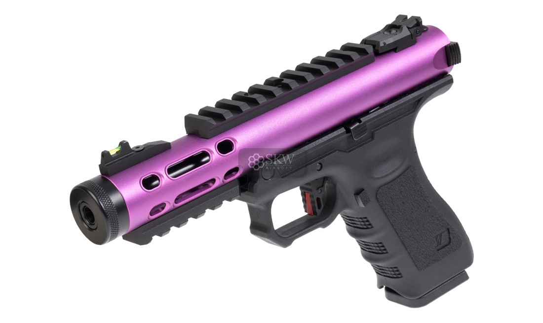 GALAXY PISTOLA PURPLE GBB WE-GX01-PL WE