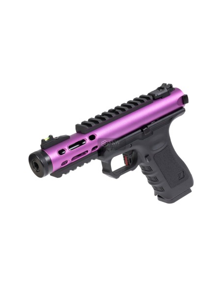 GALAXY PISTOLA PURPLE GBB WE-GX01-PL WE