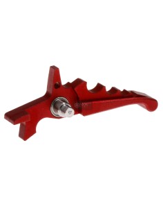 GÂCHETTE ALUMINIUM DENT DE SCIE ROUGE POUR V2 AIR SYSTEM+ 2