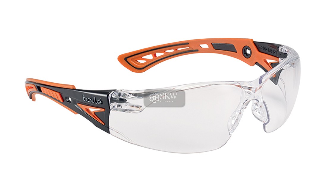 LUNETTES BOLLE RUSH+ PC TRANSPARENTES ORANGE