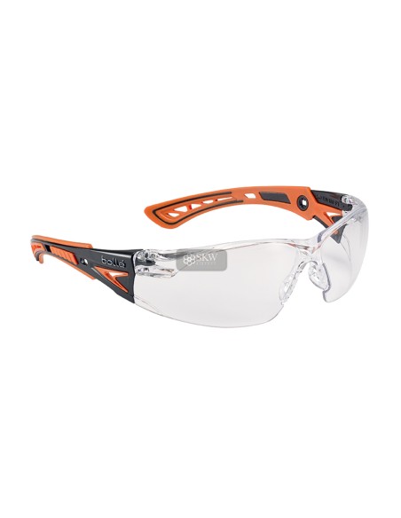 LUNETTES BOLLE RUSH+ PC TRANSPARENTES ORANGE