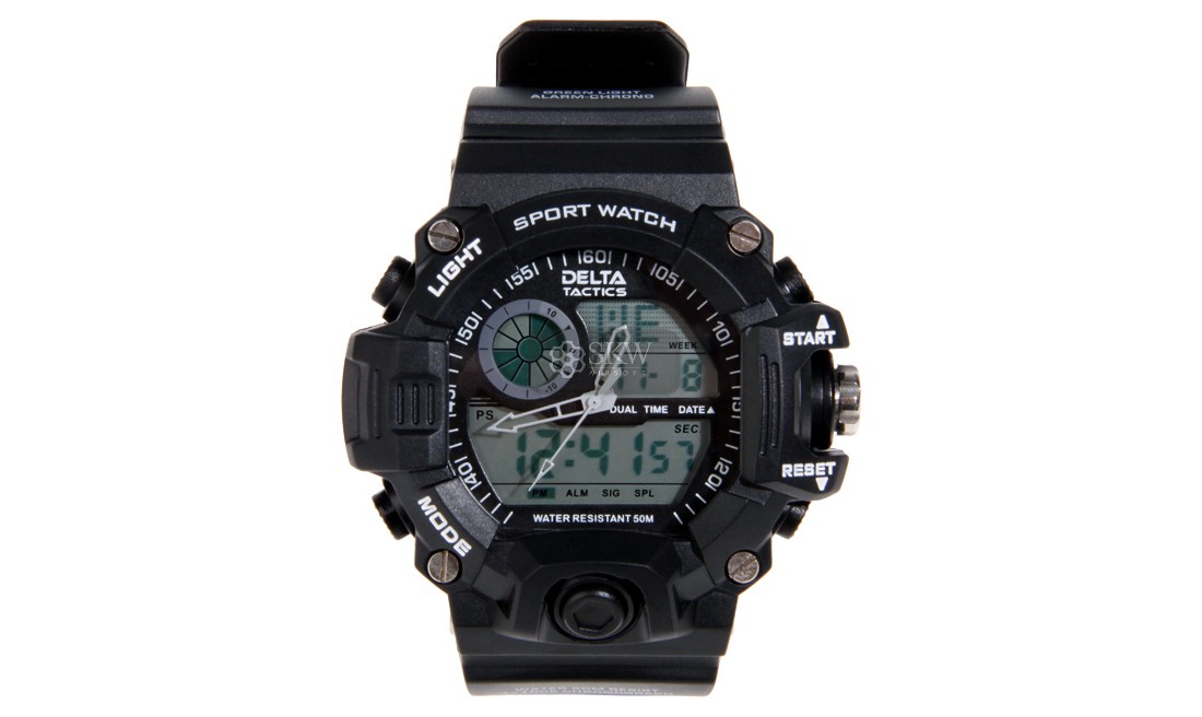 ANALOG AND DIGITAL TACTICAL WATCH BLACK DELTA...
