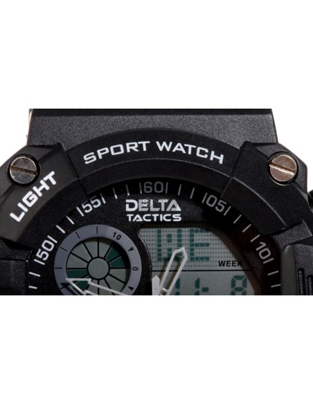 ANALOG AND DIGITAL TACTICAL WATCH BLACK DELTA TACTICS