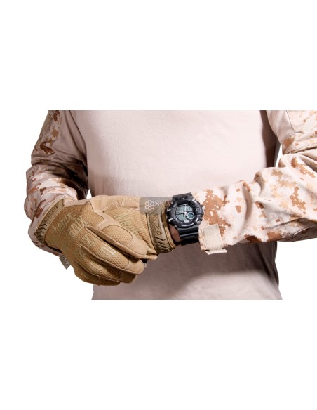ANALOG AND DIGITAL TACTICAL WATCH BLACK DELTA TACTICS