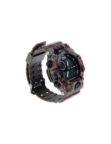 RELOJ TACTICO ANALOGICO Y DIGITAL CAMUFLAJE DELTA TACTICS