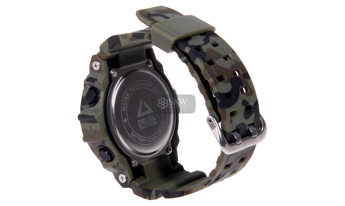RELOJ TACTICO DIGITAL CAMUFLAJE DELTA TACTICS