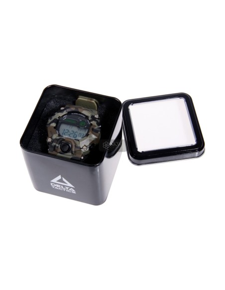 RELOJ TACTICO DIGITAL CAMUFLAJE DELTA TACTICS
