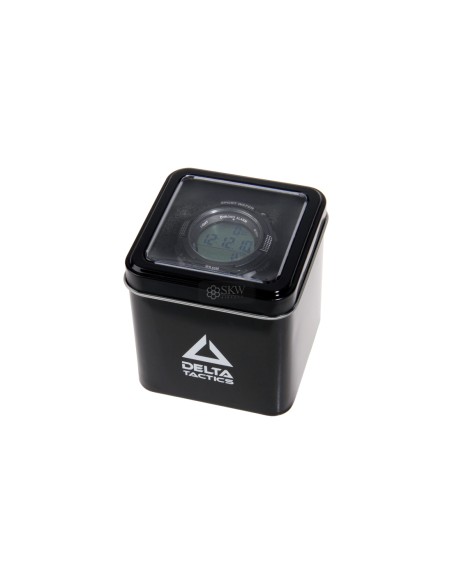 RELOJ TACTICO CON PODOMETRO NEGRO DELTA TACTICS