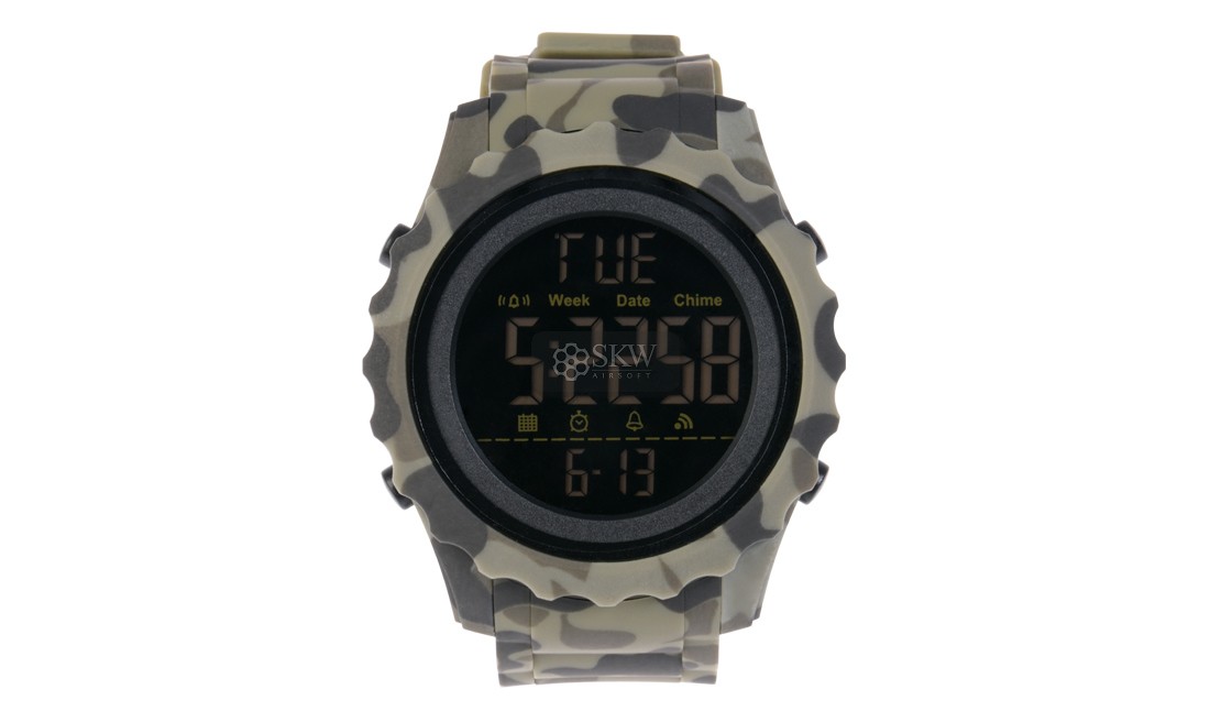 RELOJ TÁCTICO DIGITAL CAMUFLAJE ARMY GREEN...
