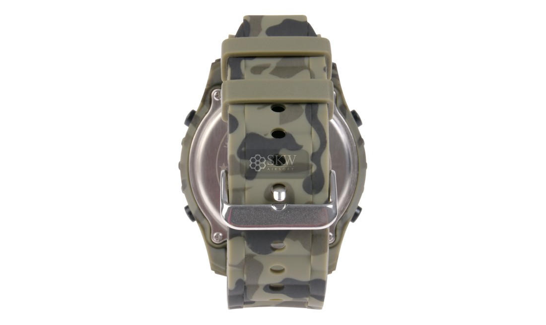 RELOJ TÁCTICO DIGITAL CAMUFLAJE ARMY GREEN...