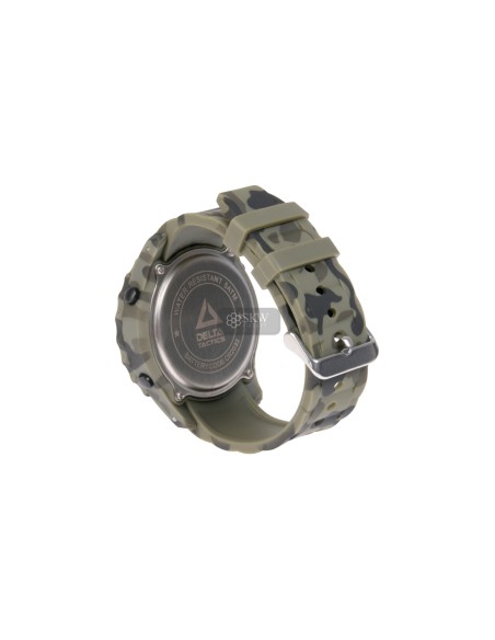 RELOJ TÁCTICO DIGITAL CAMUFLAJE ARMY GREEN DELTA TACTICS