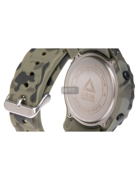 RELOJ TÁCTICO DIGITAL CAMUFLAJE ARMY GREEN DELTA TACTICS