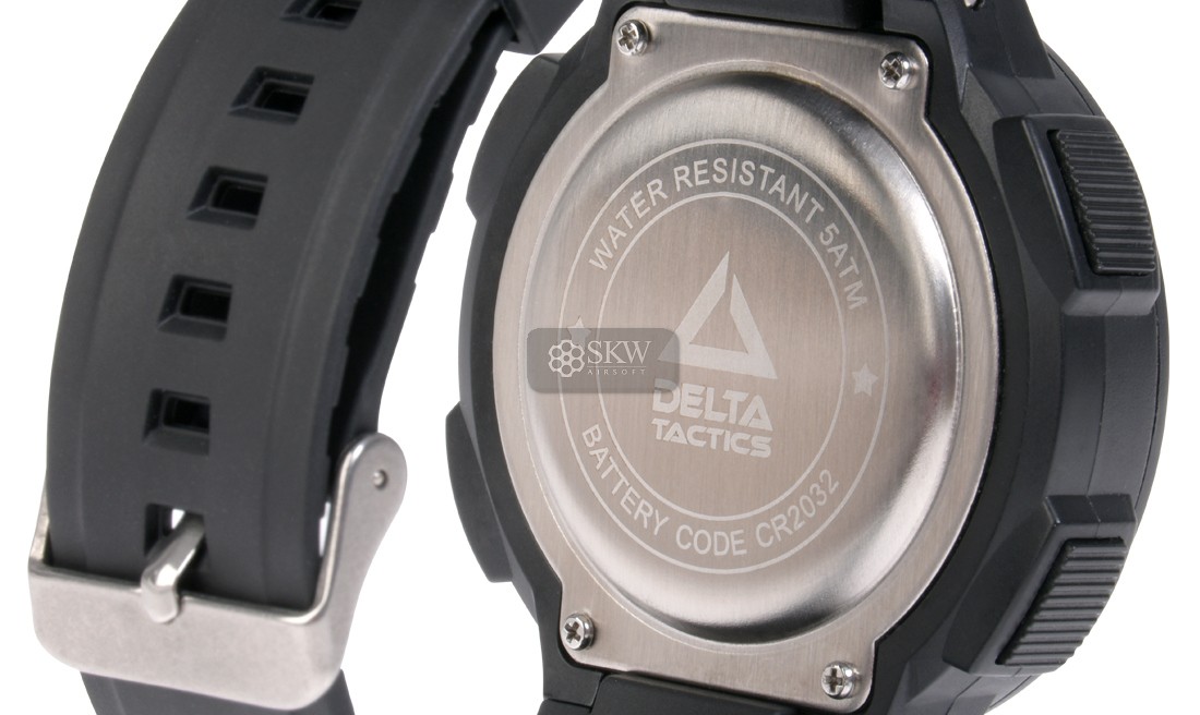 RELOJ TÁCTICO DIGITAL NEGRO DELTA TACTICS