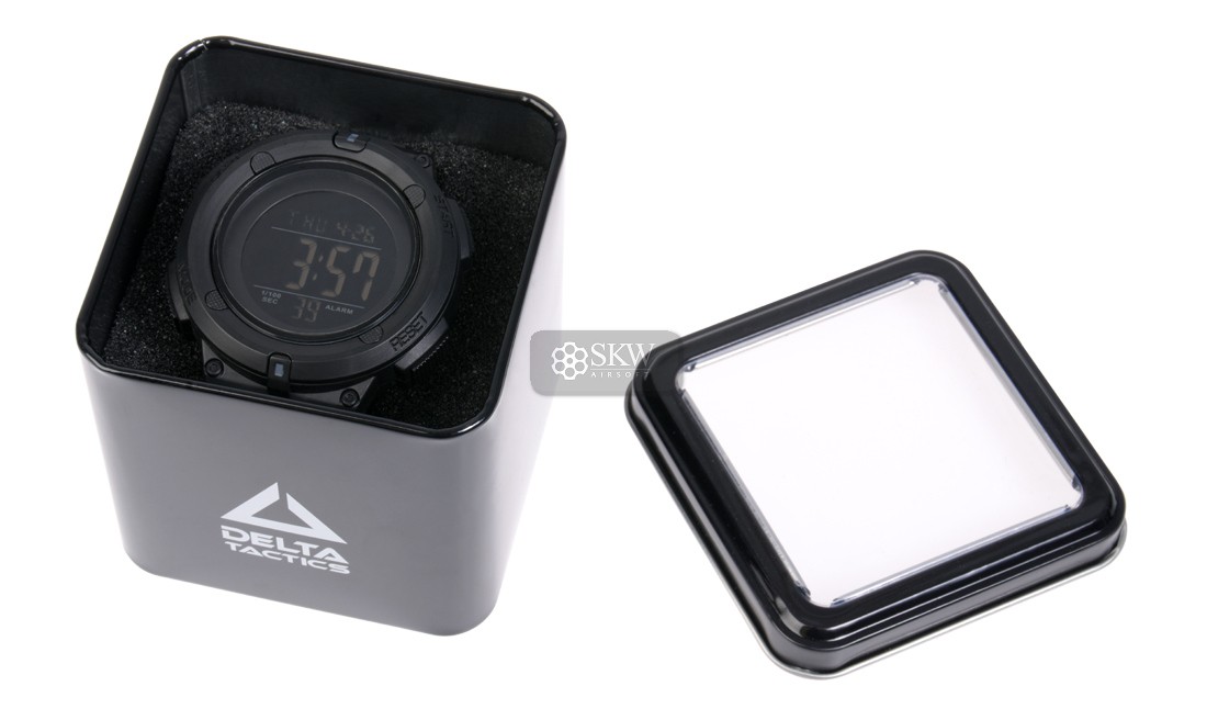 RELOJ TÁCTICO DIGITAL NEGRO DELTA TACTICS