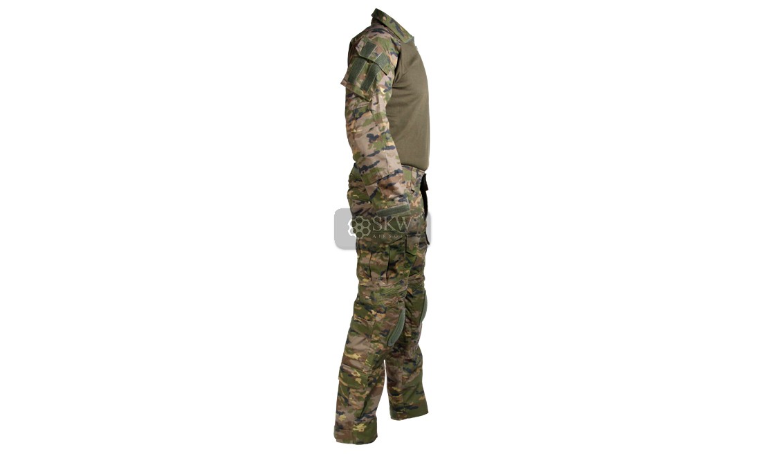 DELTA TACTICS UNIFORME COMBAT WOODLAND ESPAGNOL