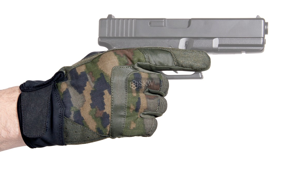 DELTA TACTICS COMBAT GLOVES SPANISH WOODLAND S